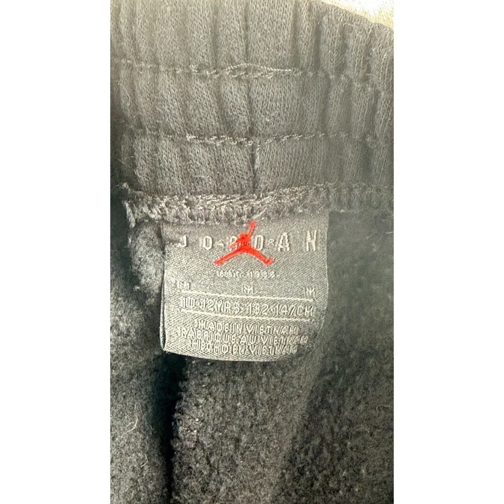 Jordan Jumpman Fleece Jogger Sweatpants Boys Youth Medium 10-12Y Black